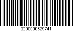 Código de barras (EAN, GTIN, SKU, ISBN): '0200000529741'