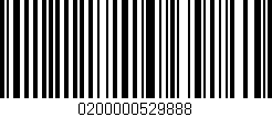 Código de barras (EAN, GTIN, SKU, ISBN): '0200000529888'