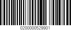 Código de barras (EAN, GTIN, SKU, ISBN): '0200000529901'