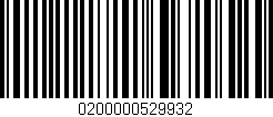 Código de barras (EAN, GTIN, SKU, ISBN): '0200000529932'