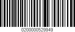 Código de barras (EAN, GTIN, SKU, ISBN): '0200000529949'