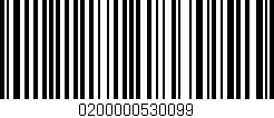 Código de barras (EAN, GTIN, SKU, ISBN): '0200000530099'