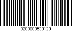 Código de barras (EAN, GTIN, SKU, ISBN): '0200000530129'