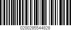 Código de barras (EAN, GTIN, SKU, ISBN): '0200285544828'