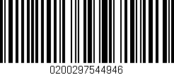 Código de barras (EAN, GTIN, SKU, ISBN): '0200297544946'