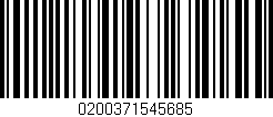 Código de barras (EAN, GTIN, SKU, ISBN): '0200371545685'