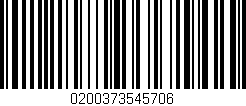 Código de barras (EAN, GTIN, SKU, ISBN): '0200373545706'