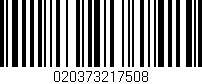Código de barras (EAN, GTIN, SKU, ISBN): '020373217508'