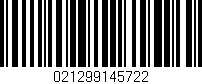 Código de barras (EAN, GTIN, SKU, ISBN): '021299145722'