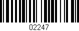 Código de barras (EAN, GTIN, SKU, ISBN): '02247'