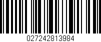 Código de barras (EAN, GTIN, SKU, ISBN): '027242813984'