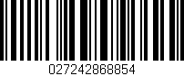 Código de barras (EAN, GTIN, SKU, ISBN): '027242868854'