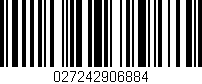 Código de barras (EAN, GTIN, SKU, ISBN): '027242906884'