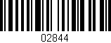 Código de barras (EAN, GTIN, SKU, ISBN): '02844'