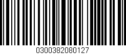 Código de barras (EAN, GTIN, SKU, ISBN): '0300382080127'