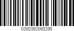 Código de barras (EAN, GTIN, SKU, ISBN): '0300382080295'