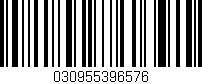 Código de barras (EAN, GTIN, SKU, ISBN): '030955396576'