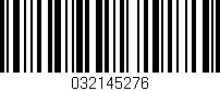 Código de barras (EAN, GTIN, SKU, ISBN): '032145276'