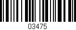 Código de barras (EAN, GTIN, SKU, ISBN): '03475'
