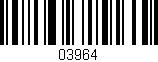 Código de barras (EAN, GTIN, SKU, ISBN): '03964'