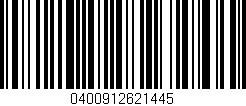 Código de barras (EAN, GTIN, SKU, ISBN): '0400912621445'