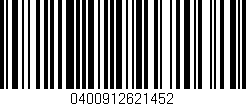 Código de barras (EAN, GTIN, SKU, ISBN): '0400912621452'