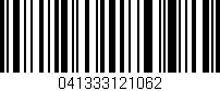 Código de barras (EAN, GTIN, SKU, ISBN): '041333121062'