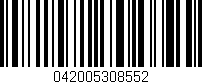 Código de barras (EAN, GTIN, SKU, ISBN): '042005308552'