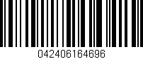 Código de barras (EAN, GTIN, SKU, ISBN): '042406164696'