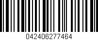 Código de barras (EAN, GTIN, SKU, ISBN): '042406277464'