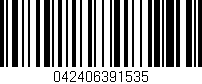Código de barras (EAN, GTIN, SKU, ISBN): '042406391535'