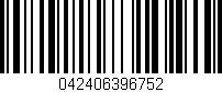 Código de barras (EAN, GTIN, SKU, ISBN): '042406396752'