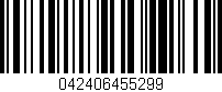 Código de barras (EAN, GTIN, SKU, ISBN): '042406455299'
