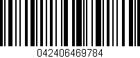Código de barras (EAN, GTIN, SKU, ISBN): '042406469784'