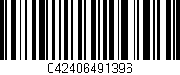 Código de barras (EAN, GTIN, SKU, ISBN): '042406491396'