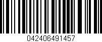 Código de barras (EAN, GTIN, SKU, ISBN): '042406491457'