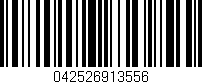 Código de barras (EAN, GTIN, SKU, ISBN): '042526913556'
