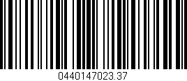 Código de barras (EAN, GTIN, SKU, ISBN): '0440147023.37'
