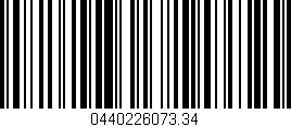 Código de barras (EAN, GTIN, SKU, ISBN): '0440226073.34'