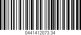 Código de barras (EAN, GTIN, SKU, ISBN): '0441412073.34'