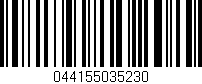 Código de barras (EAN, GTIN, SKU, ISBN): '044155035230'