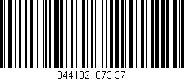 Código de barras (EAN, GTIN, SKU, ISBN): '0441821073.37'