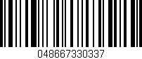 Código de barras (EAN, GTIN, SKU, ISBN): '048667330337'