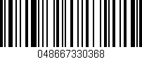 Código de barras (EAN, GTIN, SKU, ISBN): '048667330368'