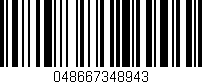 Código de barras (EAN, GTIN, SKU, ISBN): '048667348943'