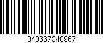 Código de barras (EAN, GTIN, SKU, ISBN): '048667348967'