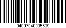 Código de barras (EAN, GTIN, SKU, ISBN): '04897040885539'