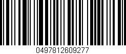 Código de barras (EAN, GTIN, SKU, ISBN): '0497812609277'