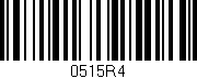 Código de barras (EAN, GTIN, SKU, ISBN): '0515R4'