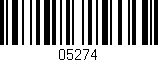 Código de barras (EAN, GTIN, SKU, ISBN): '05274'